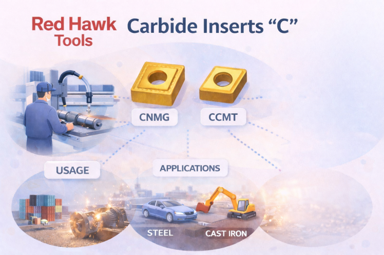  اینسرت‌های تراشکاری با حرف “C” — شکل‌ها، کاربردها و نکات عملی
