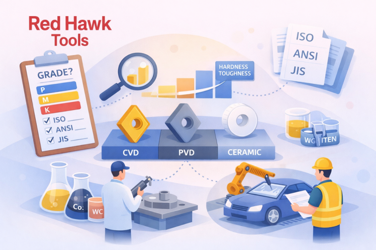 گرید اینسرت های تراشکاری چیست؟