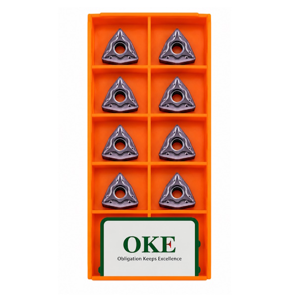 اینسرت WNMG080408-OMM-OP1215 برند OKE بسته ده عددی