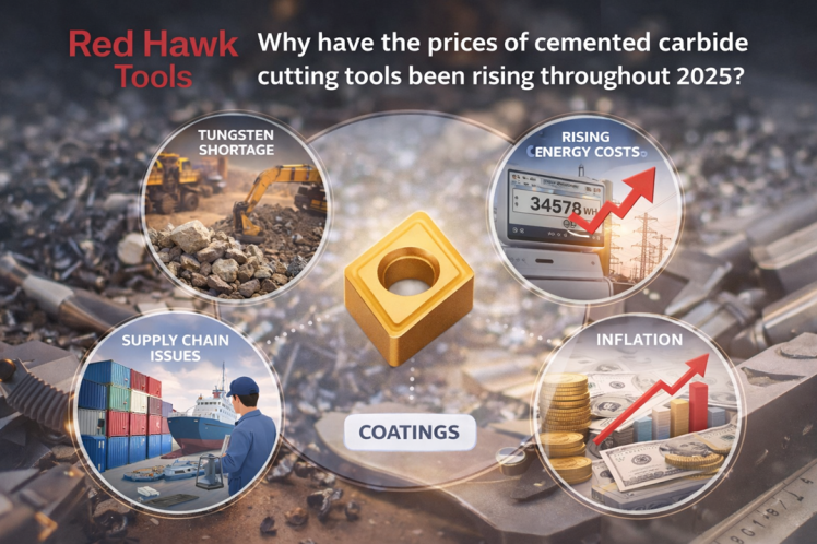 چرا قیمت ابزارهای تراشکاری از جنس الماس (کارباید) در طول سال ۲۰۲۵ به طور بی سابقه ای افزایش یافته است؟