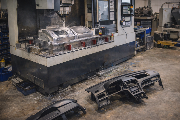 راهنمای کامل پروژه‌های قالب‌سازی و دایکست در کارگاه‌های کوچک CNC